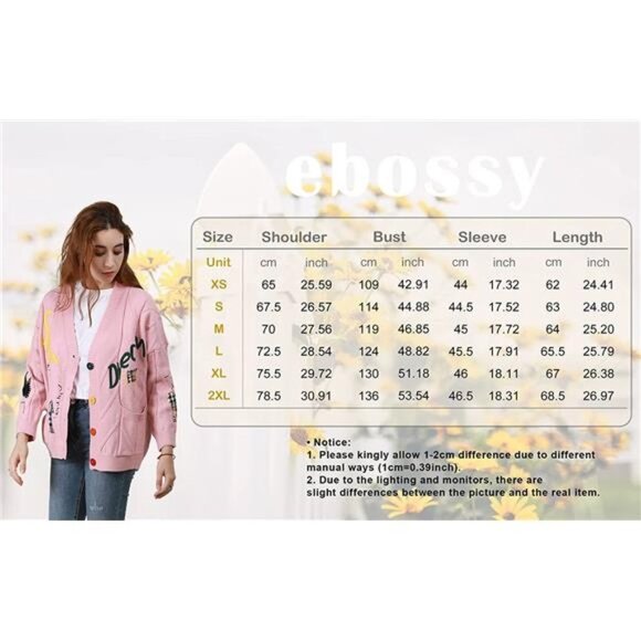 Women's Cable Knit Long Sleeve Open Front Cardigan Sheep V-Neck - Picture 4 of 4